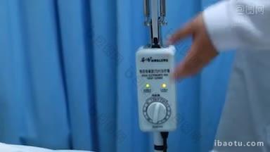 4K医疗_ 护士操作仪器